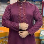 পার্পেল কালার পাঞ্জাবী। কোডঃ ০৪