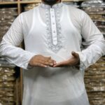 সাদা কালার পাঞ্জাবী। কোডঃ ৫২