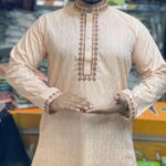 লাইট অরেঞ্জ কালার পাঞ্জাবী। কোডঃ ৮১