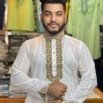 সাদা কালার পাঞ্জাবী। কোডঃ ১১১
